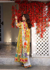 Zaha By Khadijah Shah Embroidered Lawn Suits Unstitched 3 Piece - ZH25NL 8A ZARAAH